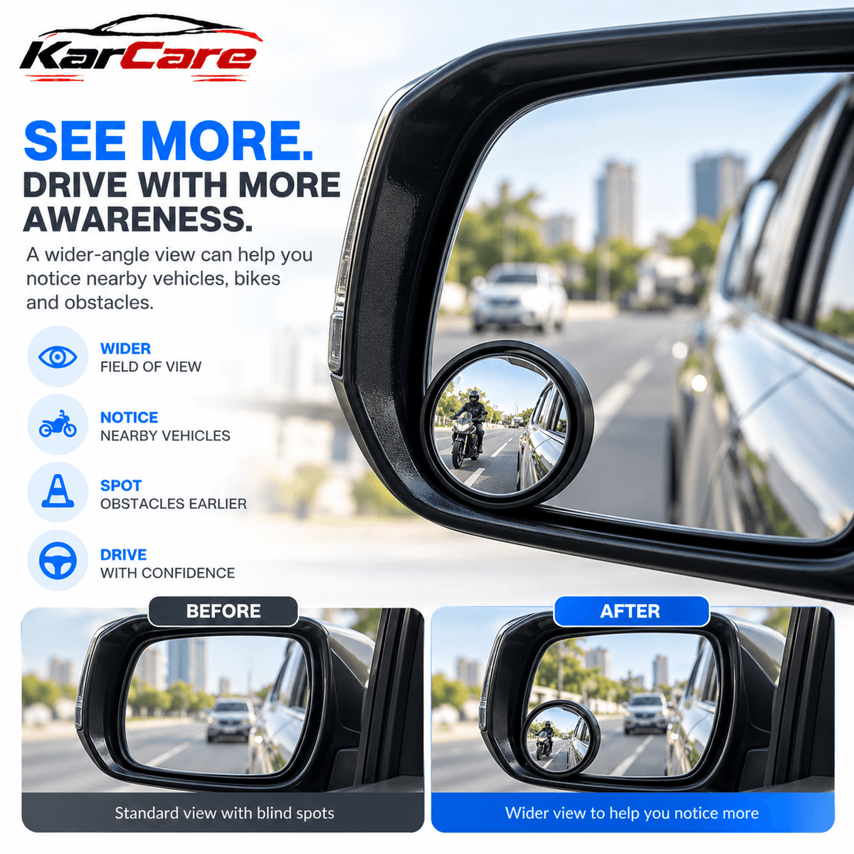 Blind Spot Side Mirrors