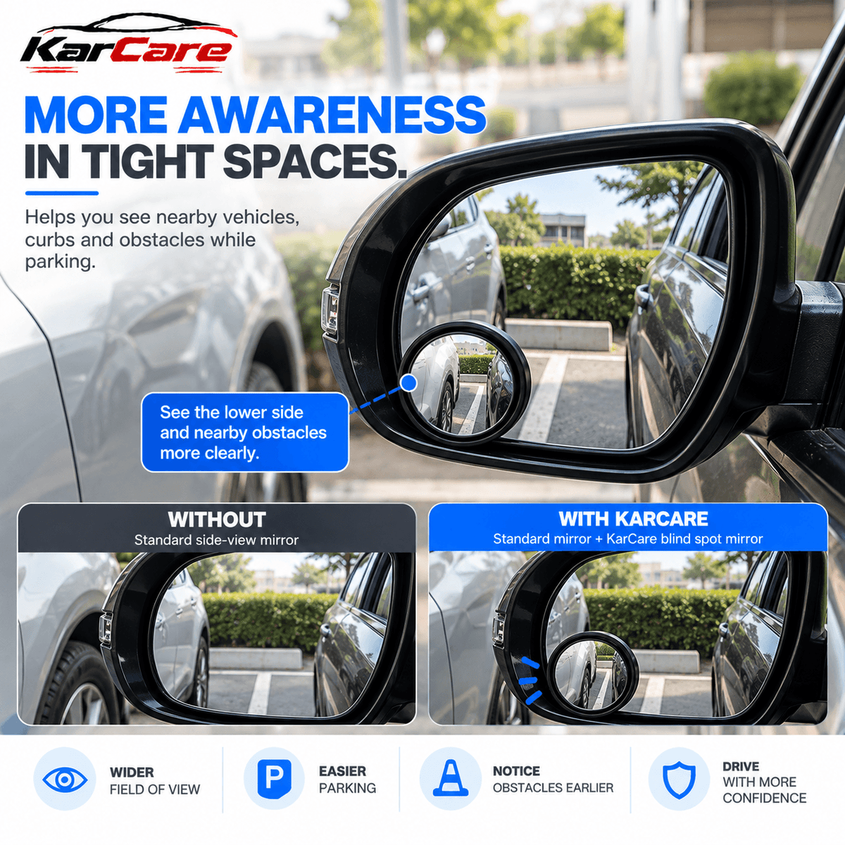 Blind Spot Side Mirrors